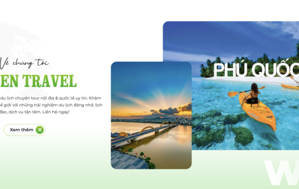 Thiết Kế Website Du Lịch Green Travel