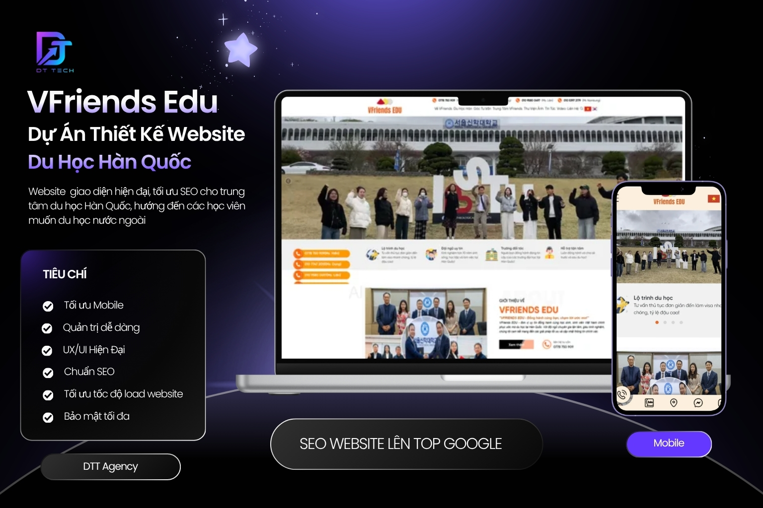 Thiết Kế Website VFriends Edu