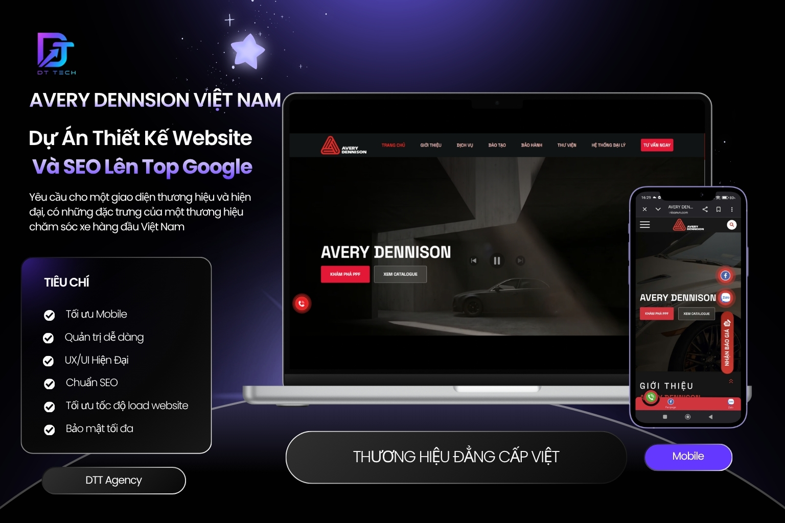 Thiết Kế Website Avery Dennison